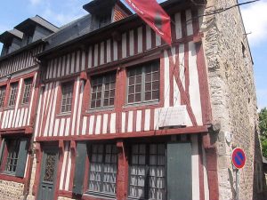 Sa maison natale à Honfleur