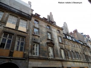 Sa maison natale à Besançon