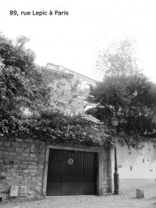 89, rue Lepic à Paris