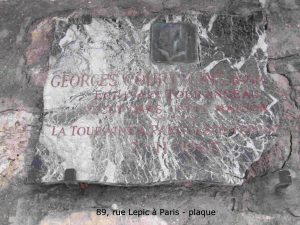 89, rue Lepic à Paris