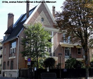 19 bis, avenue Robert Schuman à Boulogne-Billancourt