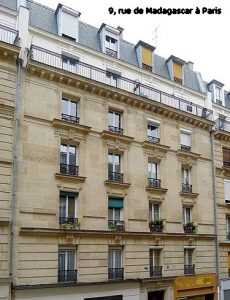 9, rue de Madagascar à Paris