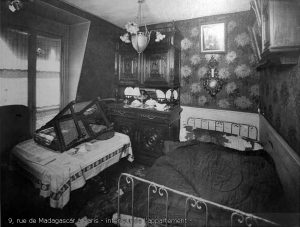 Intérieur de l'appartement rue de Madagascar à Paris