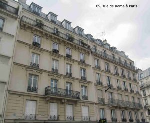 89, rue de Rome à Paris