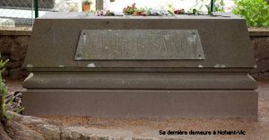 Sa sépulture