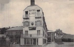 Hôtel Blanquet à Etretat - aujourd'hui disparu -
