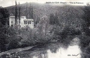 Sa maison à Avène (enfance)