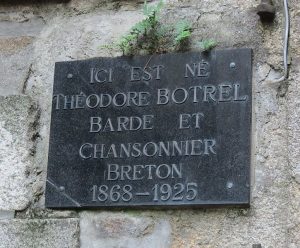 Sa maison natale à Dinan - plaque -