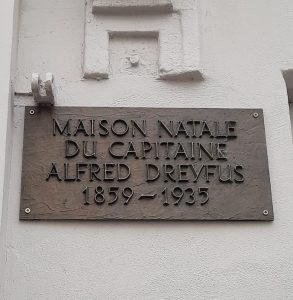 Sa maison natale à Mulhouse - plaque -