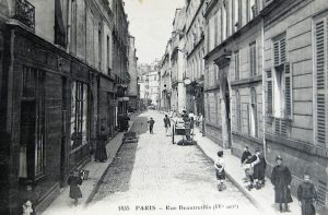16, rue Beautreillis à Paris - plaque -