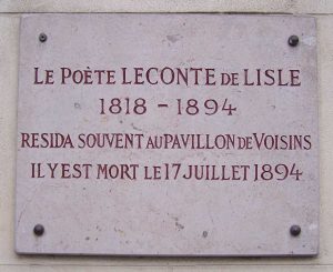 34, rue des Voisins à Louveciennes - plaque -