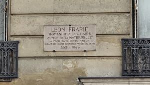 62, avenue de Clichy à Paris - plaque -