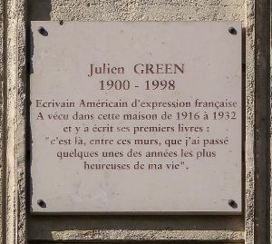 16, rue Cortambert à Paris - plaque -