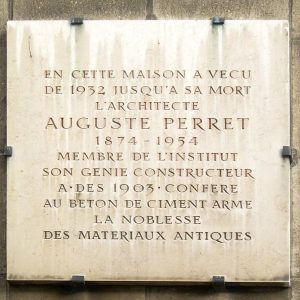 51, rue Raynouard à Paris - plaque -