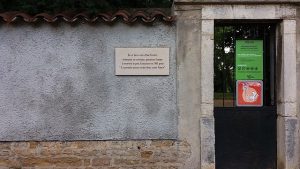 4, rue Chambovet à Lyon - Plaque -