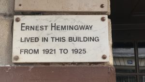 39, rue Descartes à Paris - plaque -