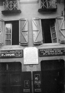 Sa maison natale à Oloron-Sainte-Marie