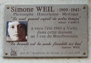 3, rue du Bourdonnais à Vichy - plaque -