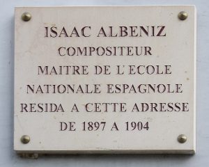 49, rue Erlanger à Paris - plaque -