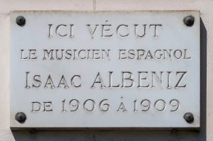 55, rue Boulainvilliers à Paris - plaque -
