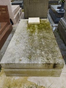 Sa sépulture au Père-Lachaise
