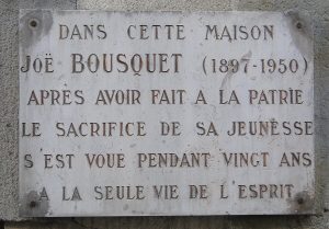 Sa maison à Carcassonne - plaque -