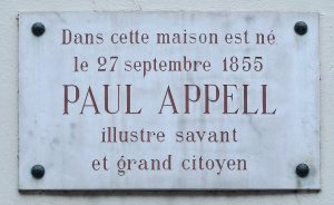 Sa maison natale à Strasbourg - plaque -