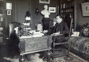 François Coppée chez lui à Mandres-les-Roses