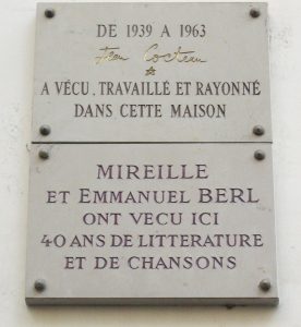 36, rue de Montpensier à Paris - plaque -