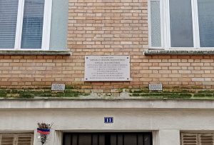 11 rue de Plaisance à Paris - plaque -