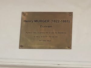 11, rue Véron à Paris - plaque -