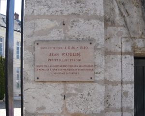 Jean Moulin à la préfecture de Chartres
