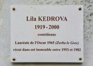 62, boulevard du Montparnasse à Paris - plaque -