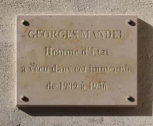 72, avenue Mozart à Paris - plaque -